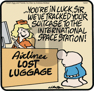 Ziggy on Thursday December 31, 2020 Comic Strip
