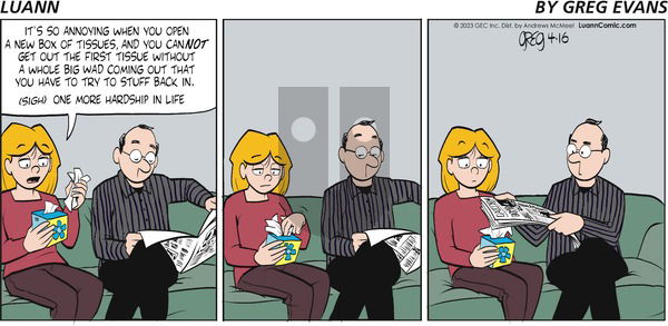 Luann - Sunday April 16, 2023 Comic Strip
