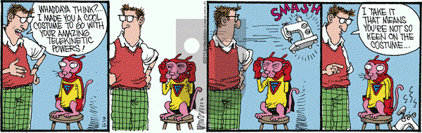 Monty on Thursday March 12, 2015 Comic Strip