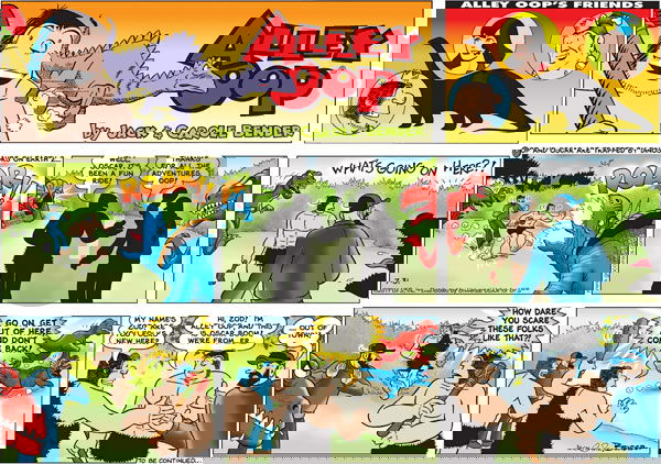 Alley Oop on Sunday July 31, 2011 Comic Strip