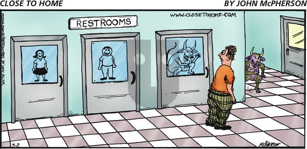 Close to Home on Sunday March 2, 2014 Comic Strip