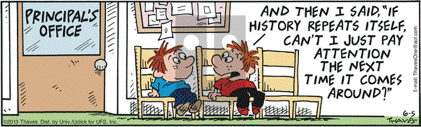 Frank and Ernest on Wednesday June 5, 2013 Comic Strip