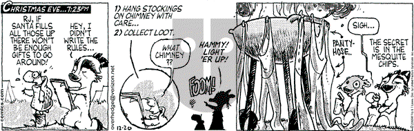 Over the Hedge on Tuesday December 20, 2005 Comic Strip