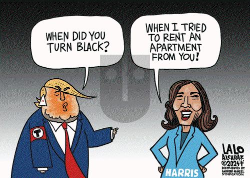 Lalo Alcaraz on Friday August 2, 2024 Comic Strip
