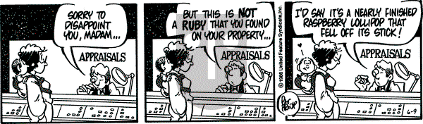 Rose is Rose on Monday June 9, 1986 Comic Strip