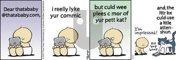 Thatababy on Friday February 17, 2017 Comic Strip