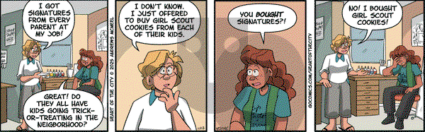 Heart of the City - Friday October 17, 2025 Comic Strip