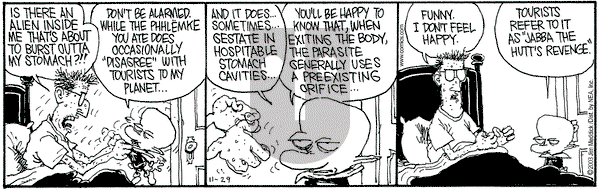 Monty on Saturday November 29, 2003 Comic Strip