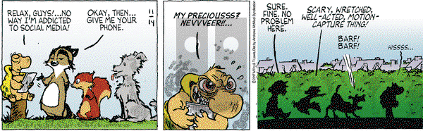 Over the Hedge on Tuesday November 14, 2017 Comic Strip