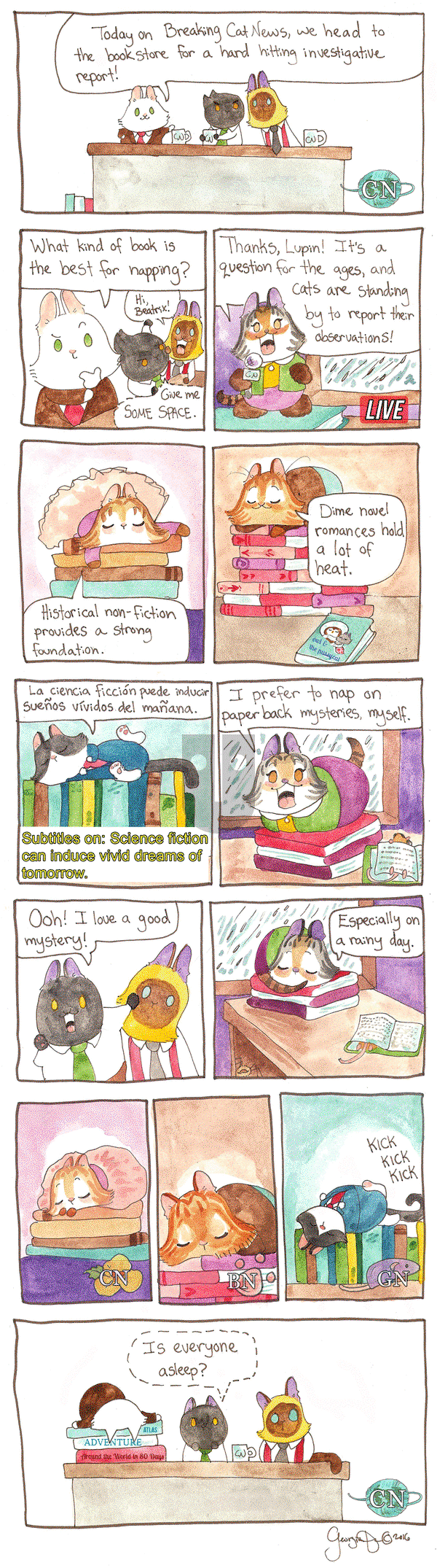 Breaking Cat News on Friday March 24, 2017 Comic Strip