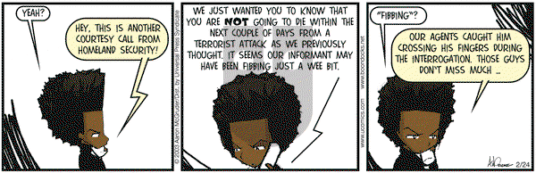 The Boondocks on Monday February 24, 2003 Comic Strip