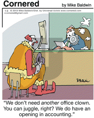 Cornered on Thursday January 3, 2013 Comic Strip