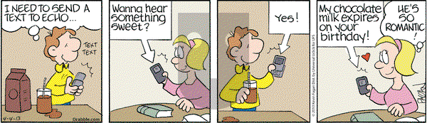 Drabble on Thursday April 4, 2013 Comic Strip