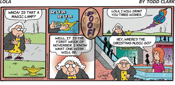 Lola on Sunday November 4, 2018 Comic Strip