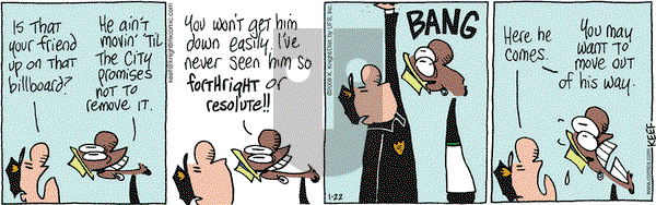 The Knight Life - Thursday January 22, 2009 Comic Strip