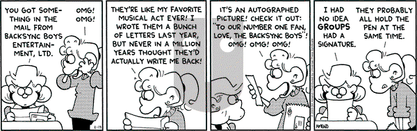 FoxTrot on Monday February 17, 2003 Comic Strip