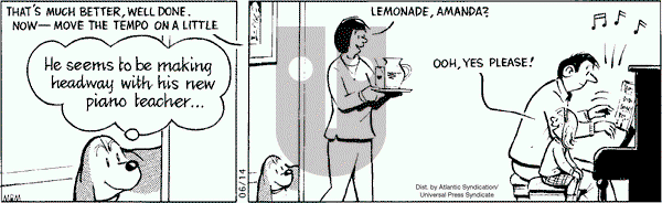 Fred Basset on Saturday June 14, 2008 Comic Strip
