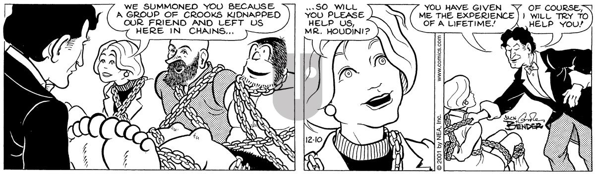 Alley Oop - Monday December 10, 2001 Comic Strip
