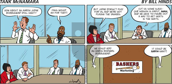 Tank McNamara - Sunday September 24, 2023 Comic Strip