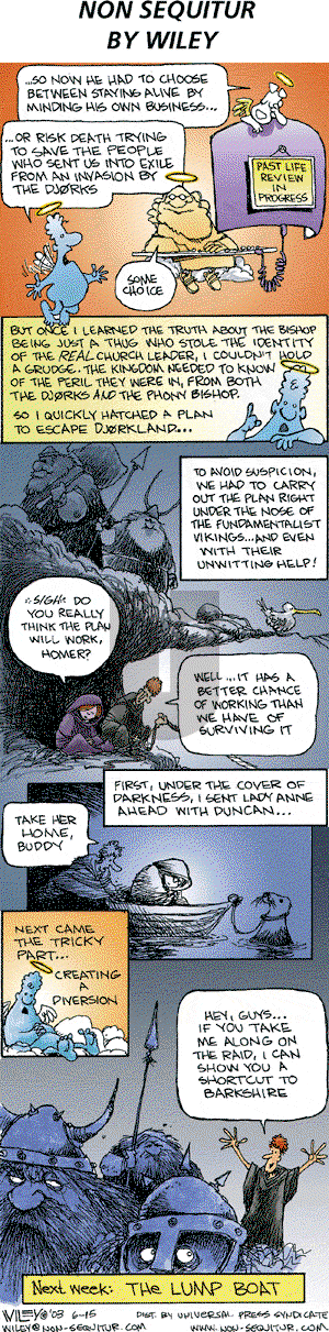 Non Sequitur on Sunday June 15, 2003 Comic Strip