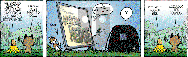 Over the Hedge on Tuesday May 4, 2021 Comic Strip