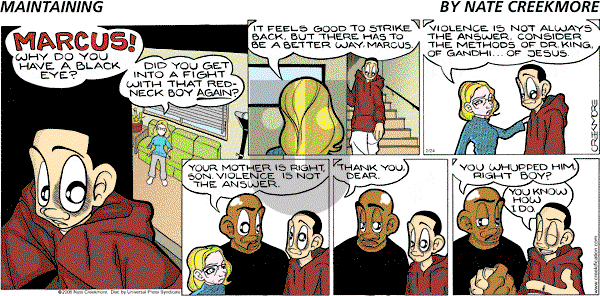 Maintaining on Sunday February 24, 2008 Comic Strip
