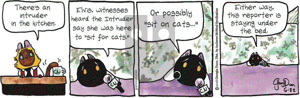 Breaking Cat News on Friday June 22, 2018 Comic Strip
