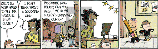 Wallace the Brave on Tuesday April 27, 2021 Comic Strip