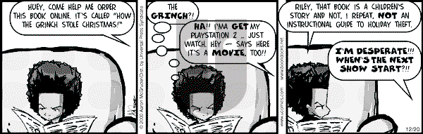 The Boondocks on Wednesday July 23, 2008 Comic Strip
