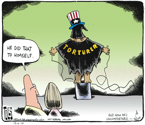 Tom Toles on Thursday December 11, 2014 Comic Strip