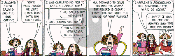 Cathy Classics on Saturday February 28, 2004 Comic Strip