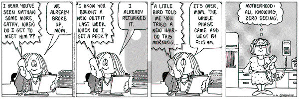 Cathy Classics on Wednesday November 6, 1996 Comic Strip