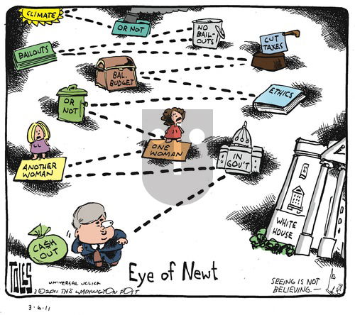 Tom Toles on Sunday March 6, 2011 Comic Strip