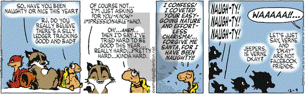 Over the Hedge on Friday December 9, 2011 Comic Strip