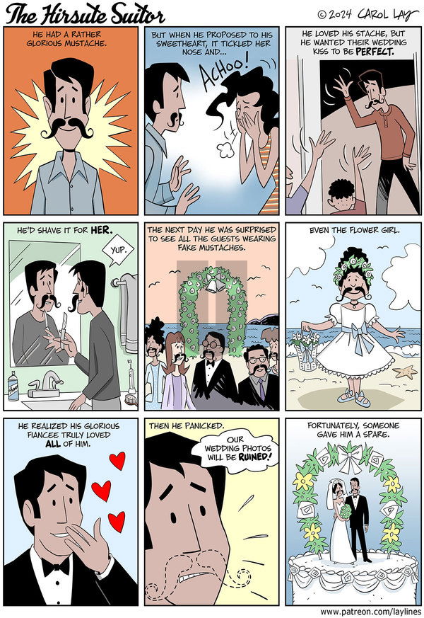 Lay Lines on Monday November 4, 2024 Comic Strip