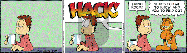 Garfield on Tuesday May 19, 2015 Comic Strip