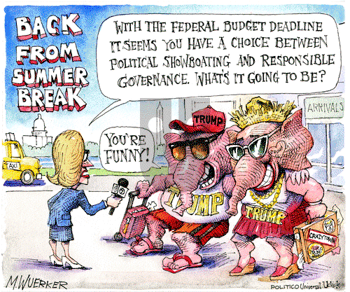 Matt Wuerker - Friday September 4, 2015 Comic Strip