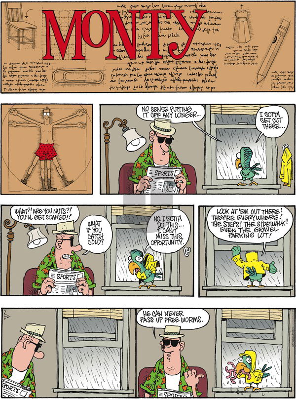 Monty on Sunday July 22, 2018 Comic Strip