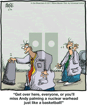 In the Bleachers on Friday June 17, 2011 Comic Strip