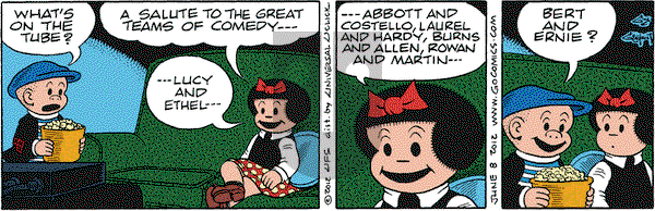 Nancy on Friday June 8, 2012 Comic Strip