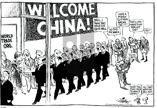 Pat Oliphant on Thursday November 18, 1999 Comic Strip
