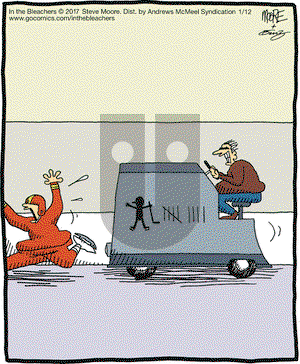 In the Bleachers on Thursday January 12, 2017 Comic Strip