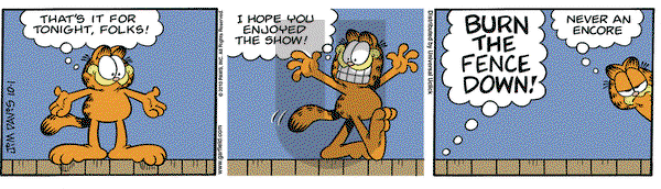 Garfield on Friday October 1, 2010 Comic Strip