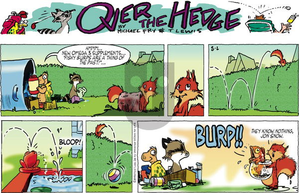 Over the Hedge on Sunday August 2, 2015 Comic Strip