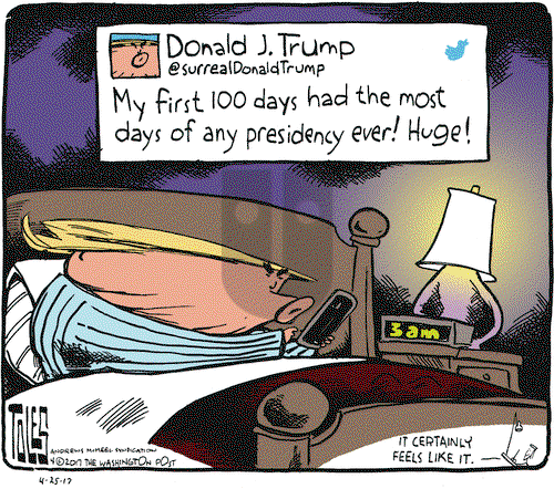 Tom Toles on Tuesday April 25, 2017 Comic Strip