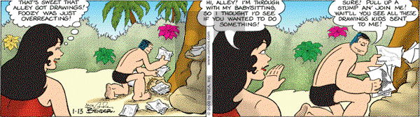 Alley Oop on Tuesday January 13, 2009 Comic Strip