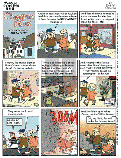Tom the Dancing Bug on Monday November 23, 2020 Comic Strip