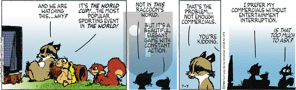 Over the Hedge on Monday July 7, 2014 Comic Strip