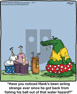 In the Bleachers on Tuesday December 17, 2019 Comic Strip