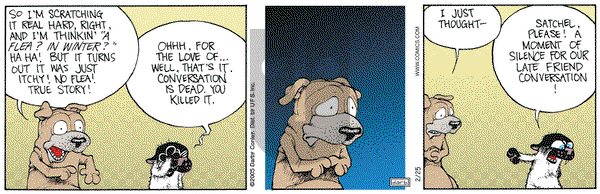 Get Fuzzy on Friday February 25, 2005 Comic Strip
